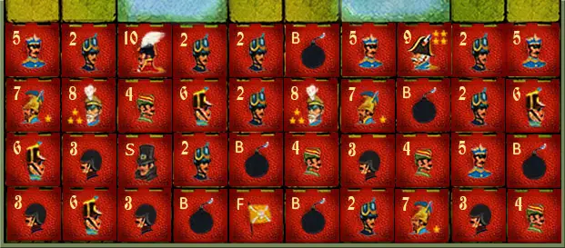 Shield Defense setup for Stratego Shield Defense setup for Stratego